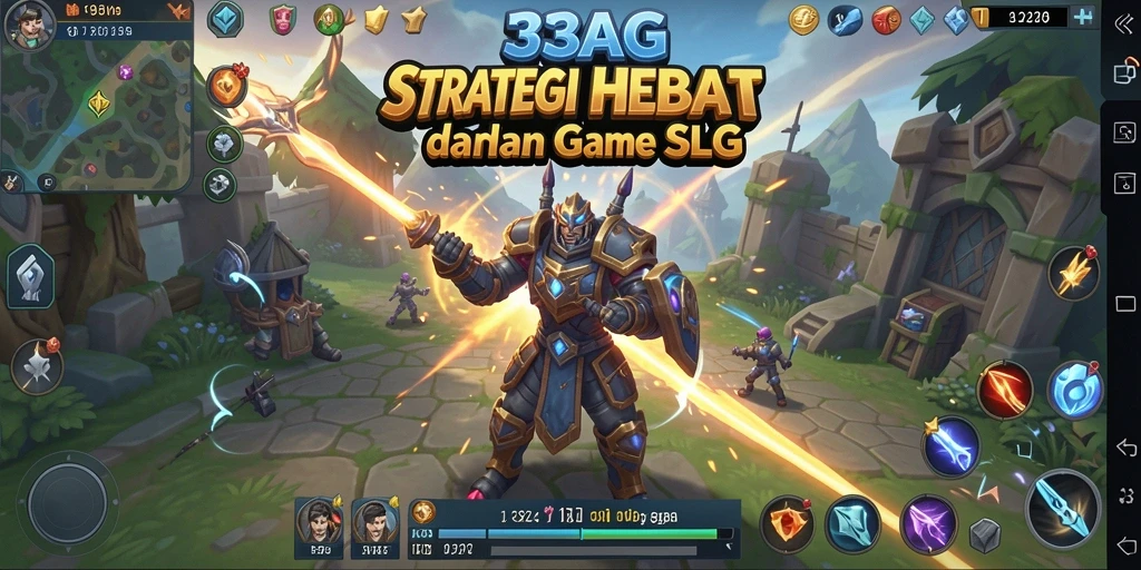 Screenshot gameplay 33AG menampilkan strategi pertempuran yang menegangkan.