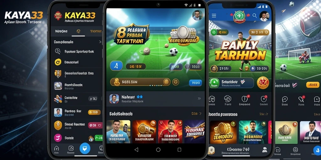 Tampilan aplikasi KAYA33 yang menarik untuk taruhan Sportsbook.