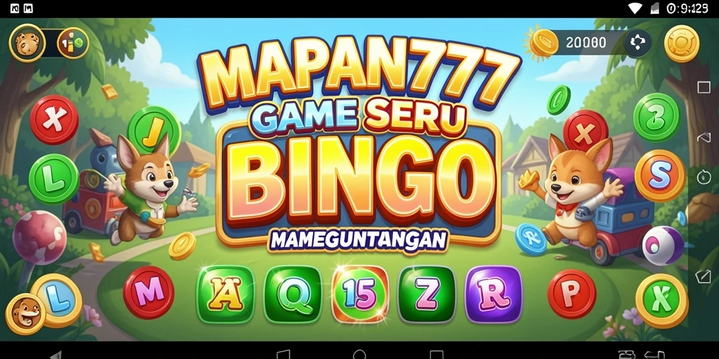Tampilan seru gameplay Bingo di aplikasi MAPAN777.