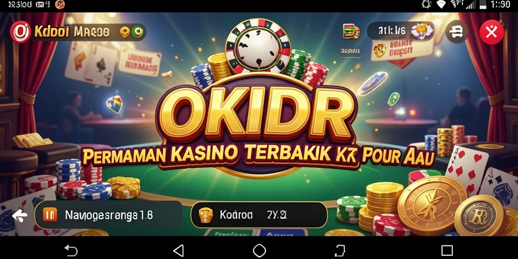 Tampilan gameplay OKIDR yang mendebarkan di dunia Kasino.