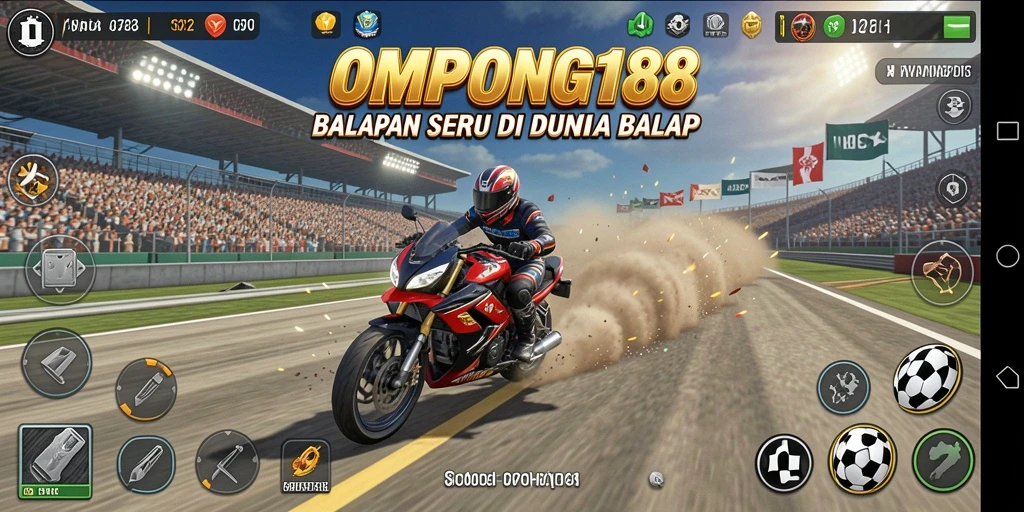 Gameplay mendebarkan di OMPONG188 dengan lintasan balap yang menakjubkan.