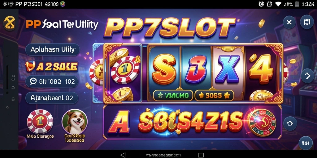 Tampilan antarmuka sederhana dan intuitif PP7SLOT.