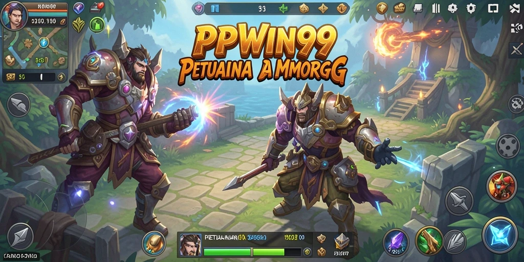 Gameplay yang menarik dalam petualangan MMORPG