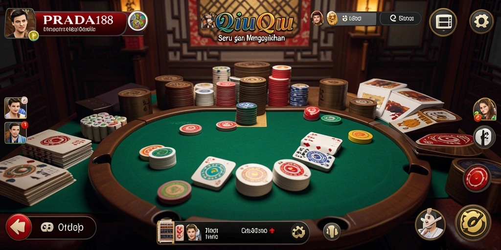 Tampilan gameplay QiuQiu yang seru dan menarik di PRADA188.