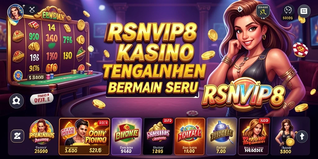Screenshot gameplay RSNVIP8 yang menampilkan suasana Kasino yang menawan.