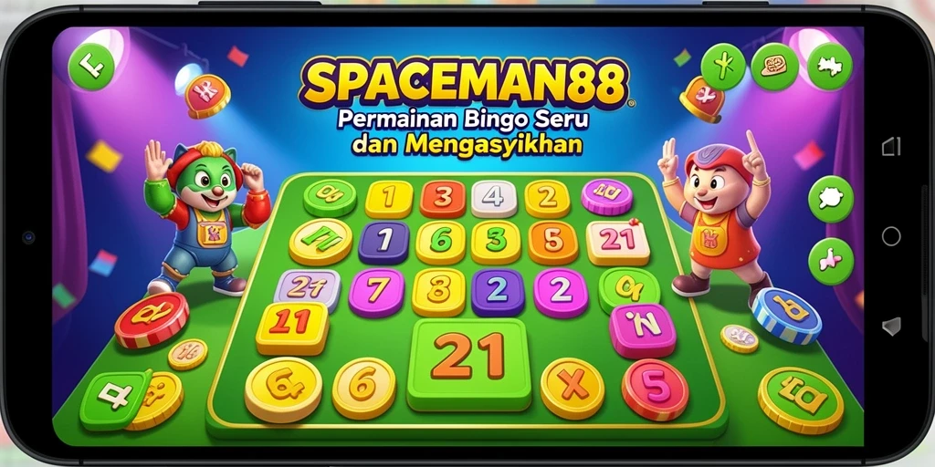 Tampilan gameplay SPACEMAN88 yang seru dan penuh warna.