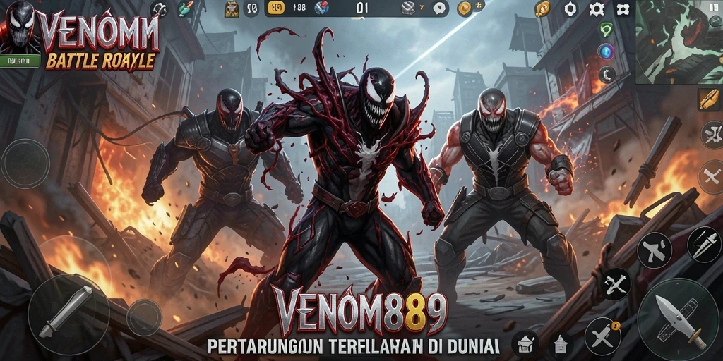 Tampilan gameplay seru dan menegangkan di arena Battle Royale.